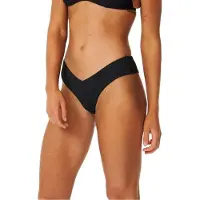 Rip Curl Premium Surf Skimpy Hipster Bikini Bottom Noir L Femme
