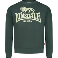 Lonsdale Sweat-shirt 'Go Sport' écru / bleu / sapin / rouge