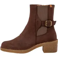 El naturalista pour femme. 256691112005_012 Bottines en cuir marron N5669 (40), 3 à 5 cm, Fermeture éclair, Casuel