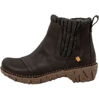 El naturalista Bottines pour Femme NE23 PLEASANT BLACK/ YGGDRASIL Couleur Noir