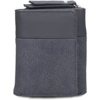 Zwei Porte-monnaies 'Eva' bleu foncé