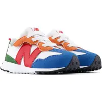New Balance 327 Hook & Loop Trainers Blanc EU 22 1/2 Enfants