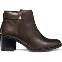 Geox New Asheel Heel Booties Marron EU 38 Femme