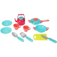 Wellhome Children´s Kitchen Set Assorted 11 Pieces Rose Enfants
