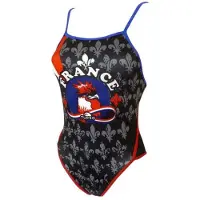 Turbo Maillot De Bain à Fines Bretelles France Coq
