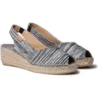 Toni pons Beri-rg Esparto Wedge Sandals Gris EU 37 Femme