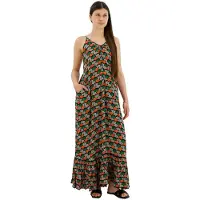 Superdry Femme Robe Longue Caraco de Plage Orange Taille: 44