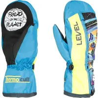 Level Dudy Mittens Jaune,Bleu 5-6 Years Enfants