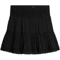 Superdry Ibiza Lace Mix Short Skirt Noir 2XS Femme