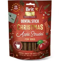 Brit Care 3x250g Strudel aux pommes Dental Stick édition de Noël friandises pour chien