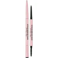 Too Faced Super Fine Brow Detailer Eyebrow Pencil crayon sourcils longue tenue teinte Soft Black 0.08 g