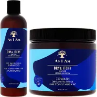 As I Am Dry & Itchy Scalp Care Olive and Tea Trea Oil Shampoo & Co-Wash