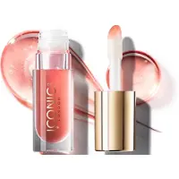 ICONIC LONDON - Lip Oil Lustre - She's a Peach - Peach