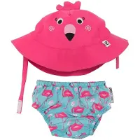 Zoocchini Flemish Swimsuit Diaper Upf 50 Bleu,Rose 6-12 Months Garçon