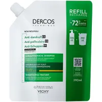 VICHY Dercos Technique Anti-Dandruff Refill Shampoing Dry 390 ml