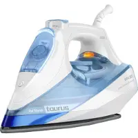 Taurus Agatha 2800, Repassage à sec et à la vapeur, Surface de repassage en céramique, 170 g/min, Bleu, Blanc, 2800 W