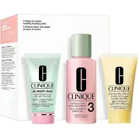 Clinique skin school La Routine Basic 3 set 1 pc(s) Emballage(S) Combi