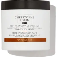Christophe Robin Shade Variation Mask masque crème nourrissante pour cheveux teinte Warm Chesnut 250 ml