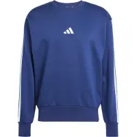 Adidas Essentials 3 Stripes Fleece Sweatshirt Bleu 2XL Homme