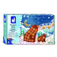 Janod Jouets mosaïque hiver - Kit de bricolage créatif pour enfants