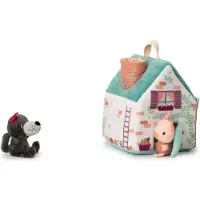 Lilliputiens Houses Of The Wolf And The 3 Little Pigs Multicolore Enfants