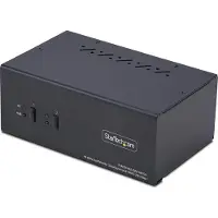 StarTech.com Hdmi Displayport 2-port Kvm Switch Argenté