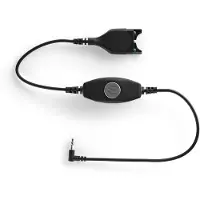 Epos CMB 01 CTRL - Câble pour casque - prise casque mâle droite à mini prise mâle coudée