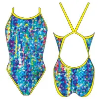 Turbo Dots Revolution Swimsuit Bleu 12-24 Months Fille