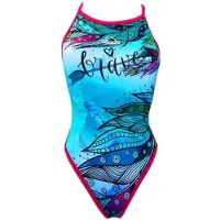 Turbo Brave Revolution Swimsuit Bleu 3XL Femme
