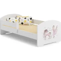 Generique Lit enfant + matelas + barriere de securite 140x70