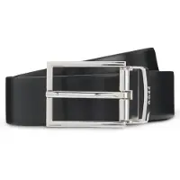 BOSS Ceinture réversible en cuir italien à double texture
