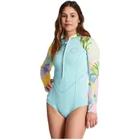 Billabong Shorty à Manches Longues Avec Fermeture éclair Frontale Pour Femme Salty Dayz 2 Mm
