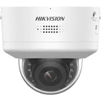 Hikvision Caméra de Sécurité IP Pro Dôme ColorVu PoE 4MP 2.8 12mm Extérieur IP66 - DS-2CD2747G2H-LIPTRZS2U/SL(2.8-12mm)