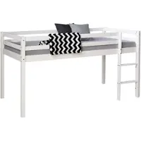 Homestyle4u Lits Mi-Hauteur - Couleur Blanc