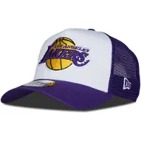 New Era Casquette De Camionneur Nba Los Angeles Lakers Side Patch 9forty Aframe
