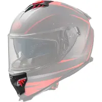 Premier Helmets Typhoon Helmet Air Vent Kit Noir