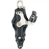 WICHARD Bearing Pulley With Fiddle Swivel Shackle Cleat Nut Argenté 45 mm