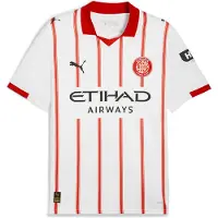 Puma Girona Fc Replica 25/26 Home Short Sleeve T-shirt Blanc XS Homme