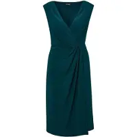 Goldner Robe fourreau émeraude
