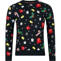 Walt Disney Pull de Noël Disney de - Team Christmas - S - XXL - pour Homme - multicolore - Taille S