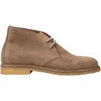 BOSS pour homme. 50557714 Bottines en Cuir Hybrides Toile beige (46), Plat, Lacets, Casuel