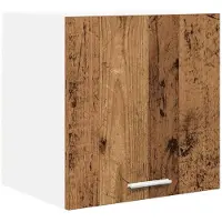 vidaXL Armoire suspendue Riga Bois ancien et Blanc 40 x 31 x 40 cm