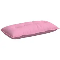 vidaXL Coussin de Dos Rose 100 x 19 x 50 cm tissu
