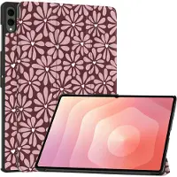 IMoshion Coque tablette Design Trifold Samsung Galaxy Tab S11 Ultra - Bloom Love Blush