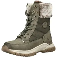 Mustang Bottines à lacets gris chiné / olive