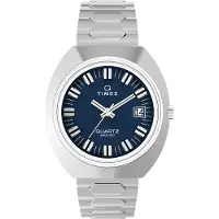 Timex Montre à affichage analogique argent