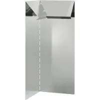 vidaXL Barrière anti-limaces Argent 10 x 10 x 25 cm Acier galvanisé