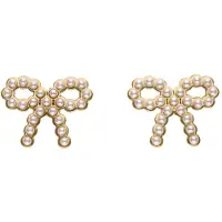 NAEMI Boucles d'oreilles or / blanc