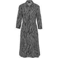 Goldner Robe-chemise noir / blanc