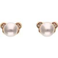 Gaya Boucles d'oreilles or / blanc perle